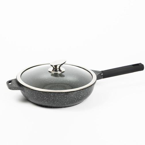 22 cm 28 cm rund non-stick marmorbelægning gryderet stegepande 22 cm 28 cm rund non-stick marmorbelægning gryderet stegepande