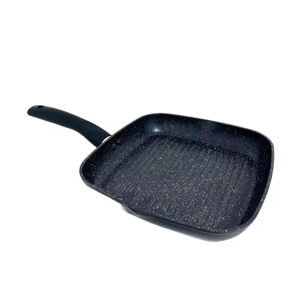 Non Stick Firkantet Grillpande Stegepande Pandepande med induktion