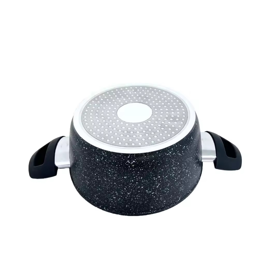 Klassisk kogegryde Forskellig kapacitet aluminiumslegering suppegryde med bakelithåndtag