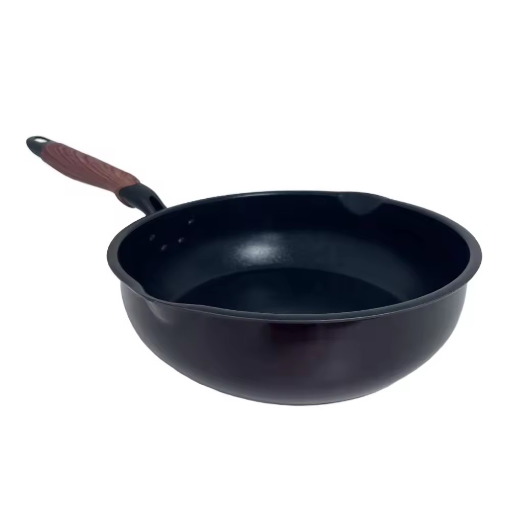 Udendørs Restaurant Køkken 20/24/28 cm Aluminium Rundstegning Stegepander